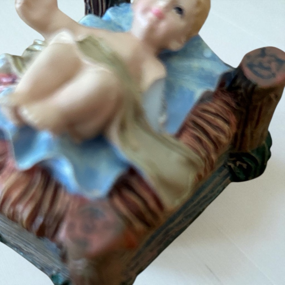 Thomas Kinkade Hawthorne Village Christmas Nativity Holy Family Night Set Creche - Picture 10 of 12